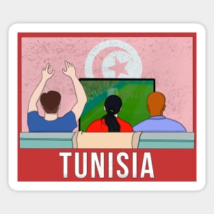 Tunisia Fans Sticker